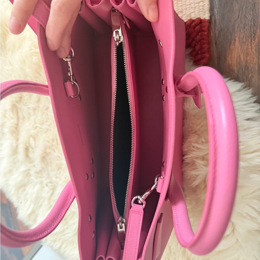 Yves Saint Laurent Pink Satchel Bag - Picture 4 of 7